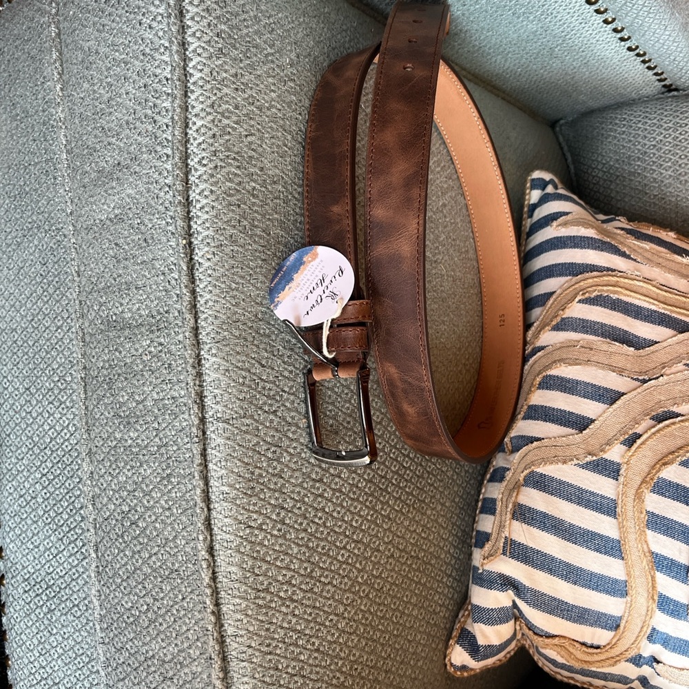 Men's Brown Leather Belt